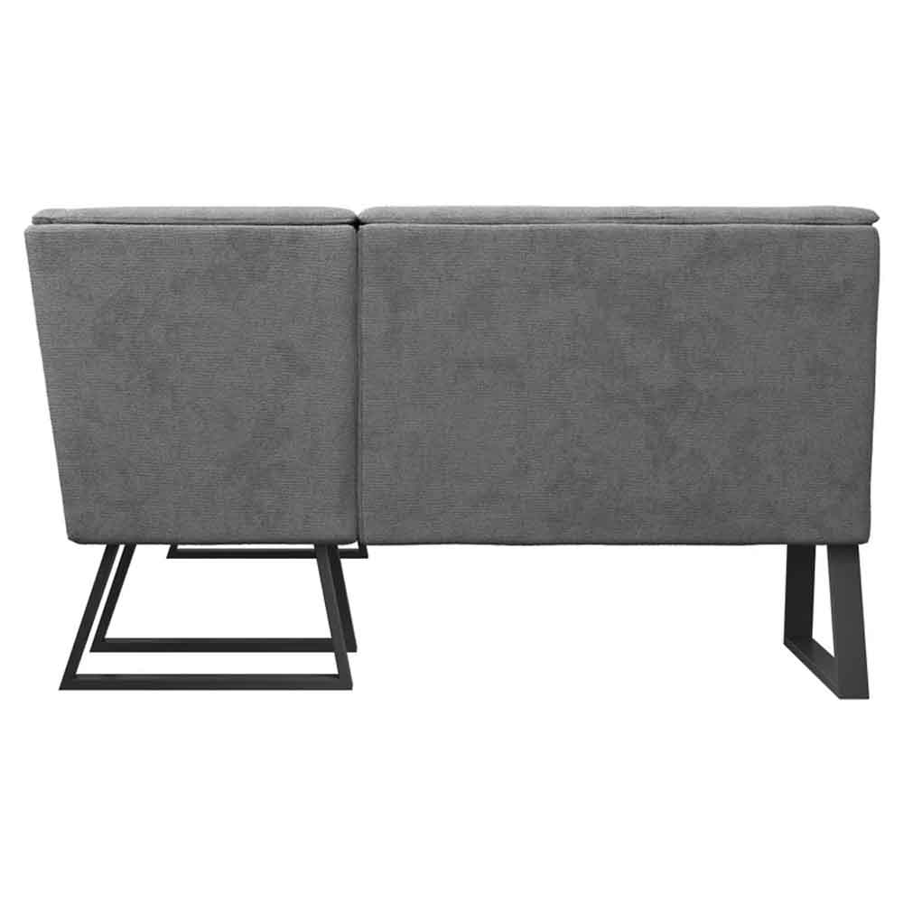 Cerritos Fabric Corner Dining Bench in Grey