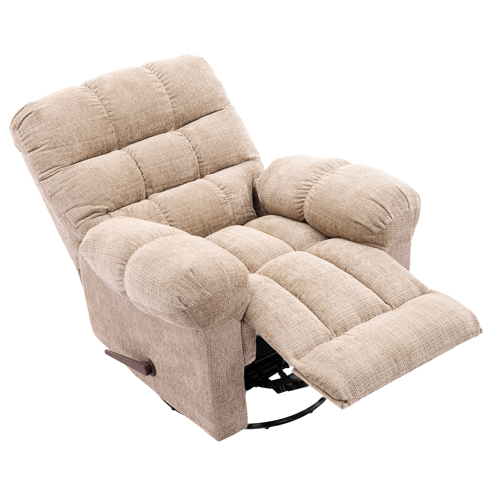 Cerritos Fabric Manual Recliner Sofa Suite in Beige