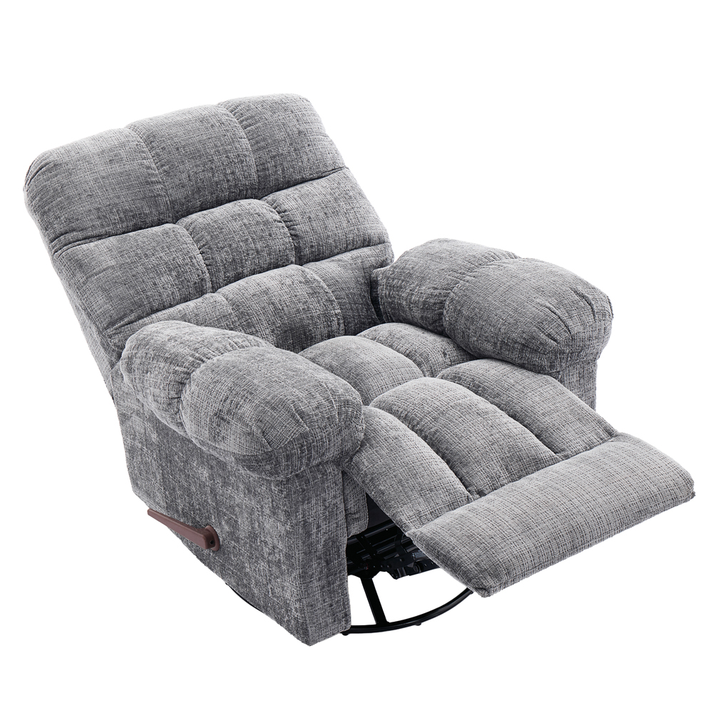 Cerritos Fabric Manual Recliner Sofa Suite in Graphite