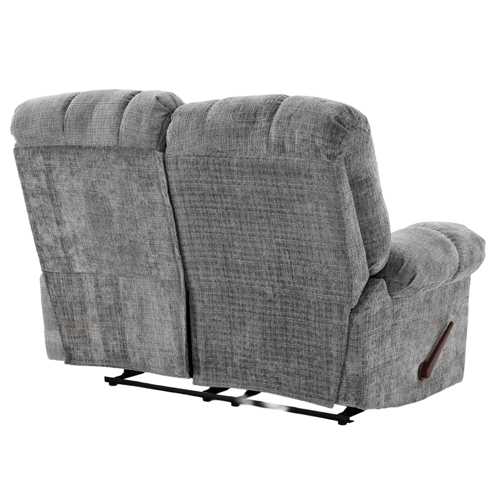 Cerritos Fabric Manual Recliner 2 Seater Sofa in Graphite