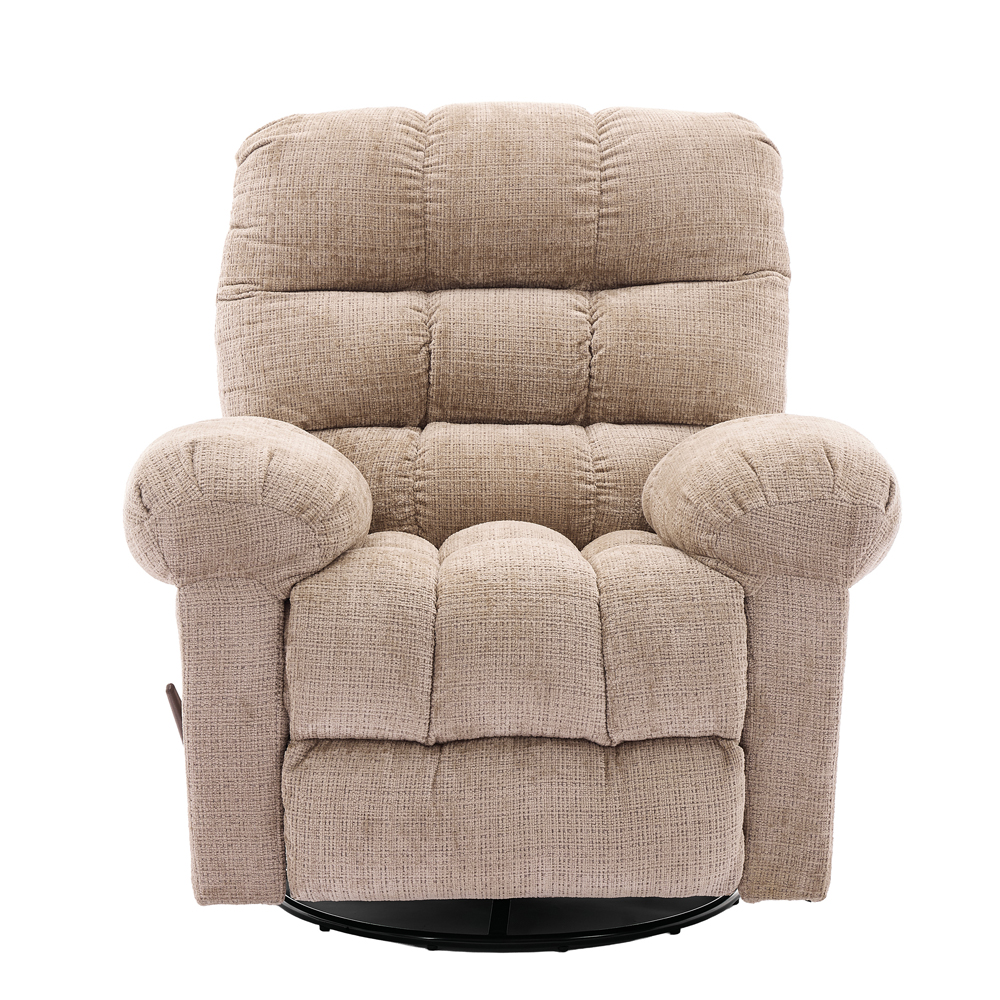 Cerritos Fabric Manual Recliner 3+1+1 Sofa Set in Beige