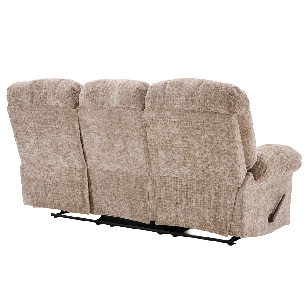 Cerritos Fabric Manual Recliner 3+2 Sofa Set in Beige