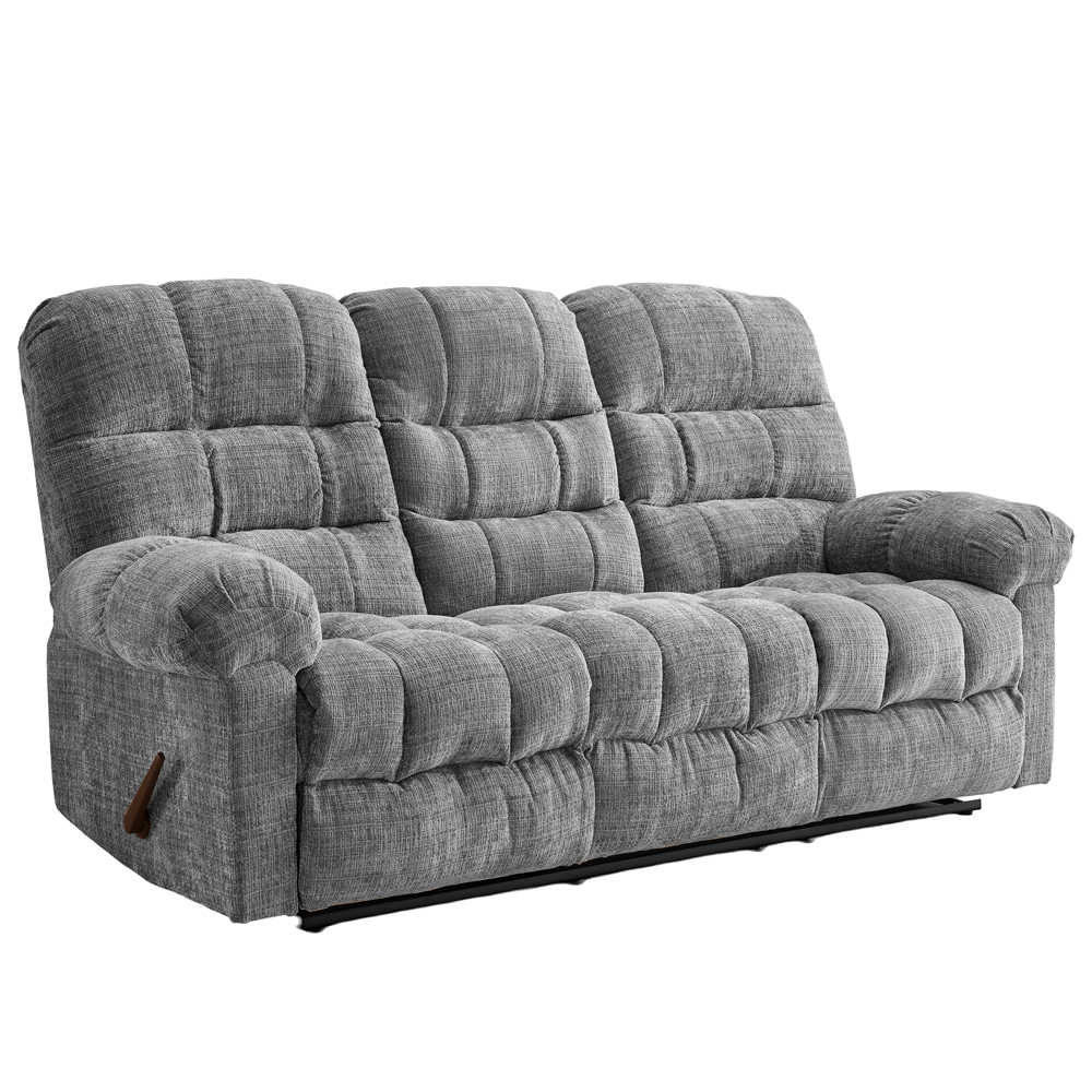 Cerritos Fabric Manual Recliner 3+2 Sofa Set in Graphite