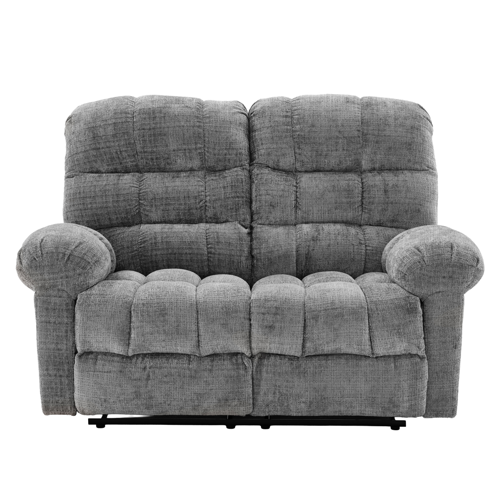 Cerritos Fabric Manual Recliner 3+2 Sofa Set in Graphite