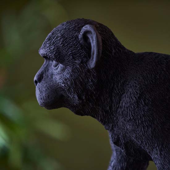 Cesme Monkey Table Lamp In Matt Black
