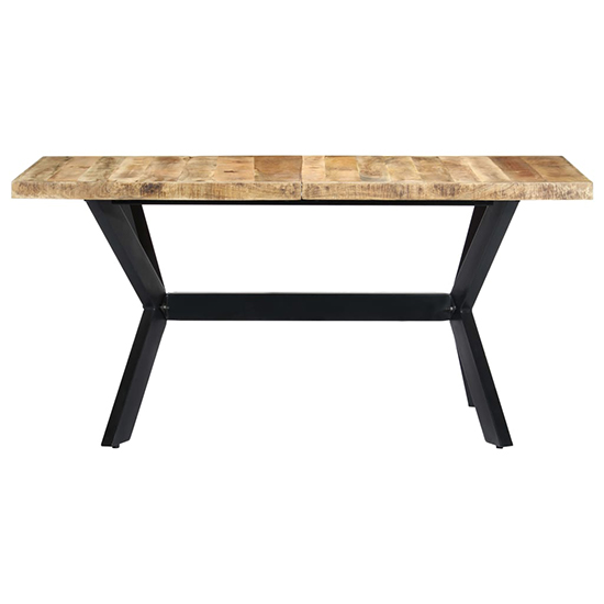 Cevis Medium Rough Mango Wood Dining Table In Natural
