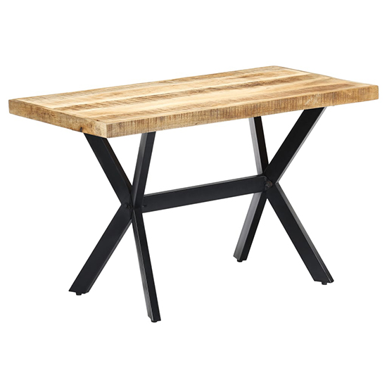 Read more about Cevis small rough mango wood dining table in natural