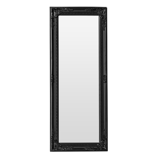 Photo of Chacota rectangular wall bedroom mirror in black frame