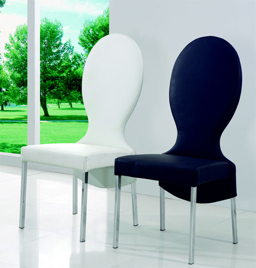 X Clear Glass Dining Table in Wenge Finish And 4 Dining Chairs