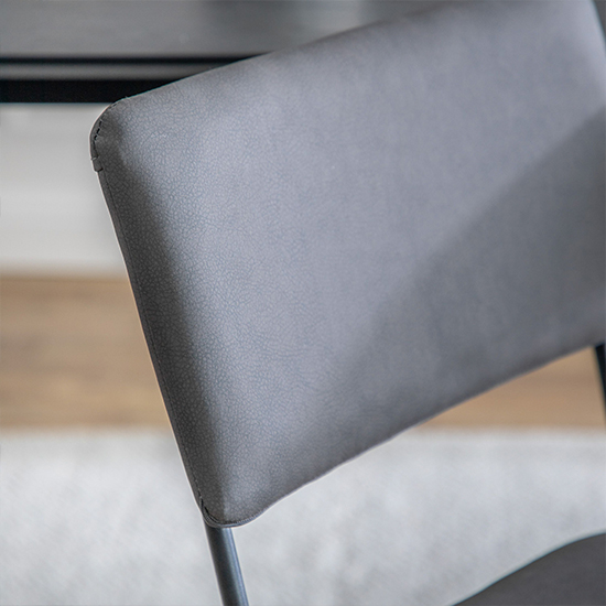 Chalk Charcoal Fabric Dining Chairs In A Pair_3