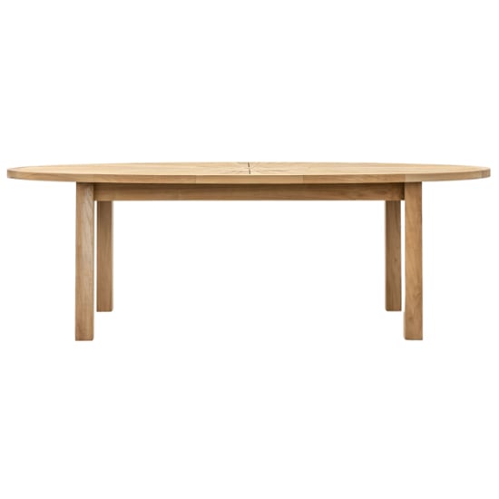 Read more about Champil outdoor oval wooden dining table in natural