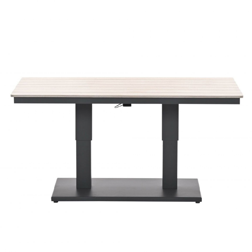 Chandler Wooden Garden Coffee To Dining Table In Light Brown