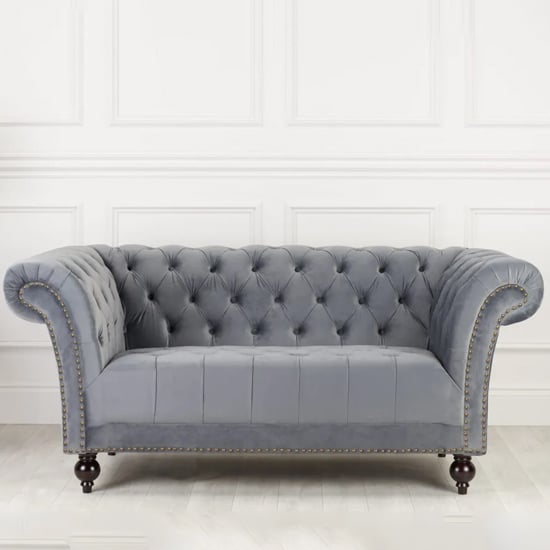 Read more about Chanter fabric 2 seater sofa in midnight grey