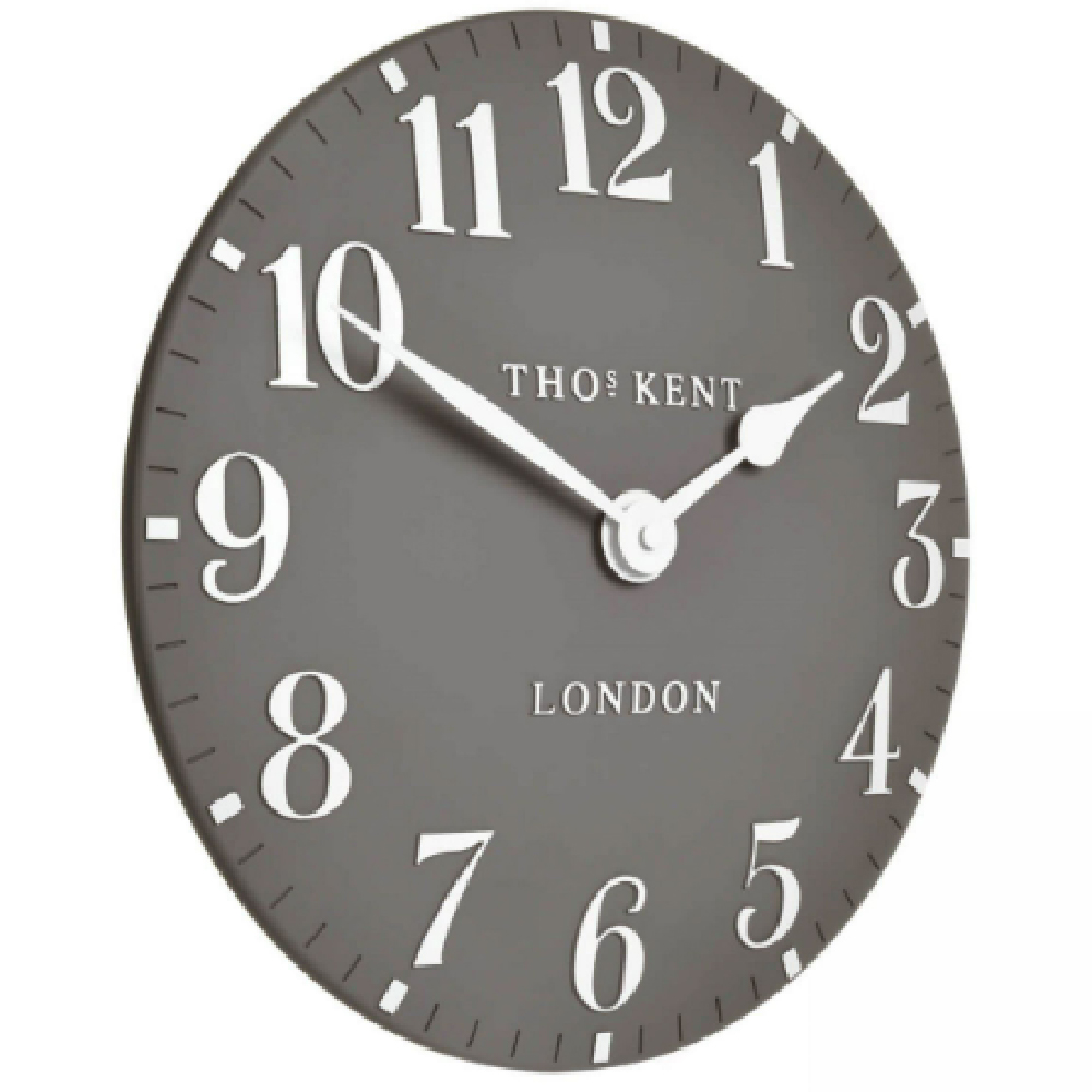 Chantilly Medium Metal Mantel Clock In Dolphine