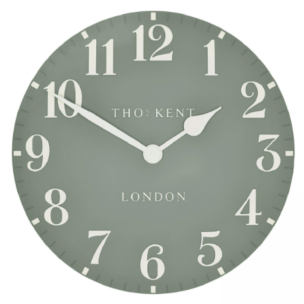 Chantilly Medium Metal Mantel Clock In Seagrass