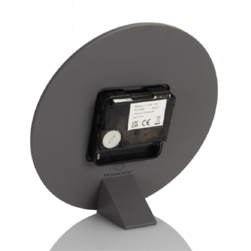Chantilly Small Metal Mantel Clock In Dolphin