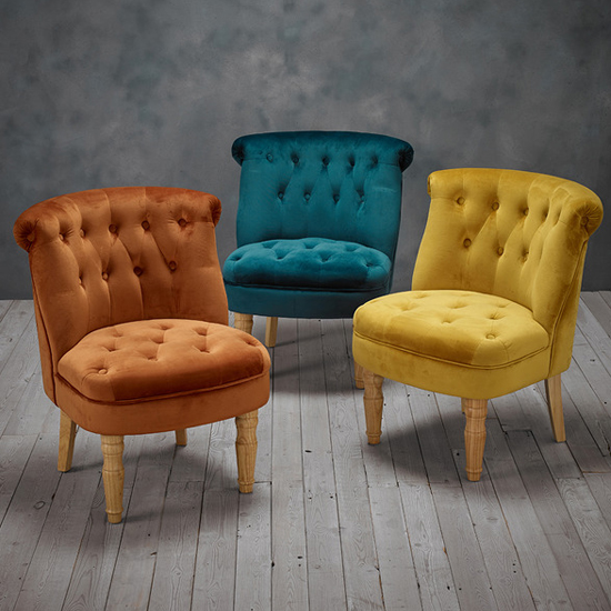 Charlo Plush Velvet Bedroom Chair In Teal_2