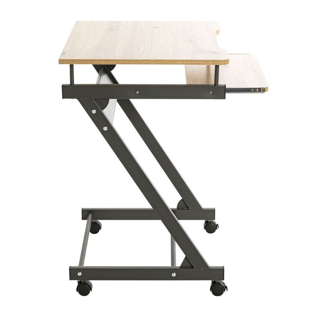 Charlottesville Wooden Laptop Desk In Anthracite And Oak