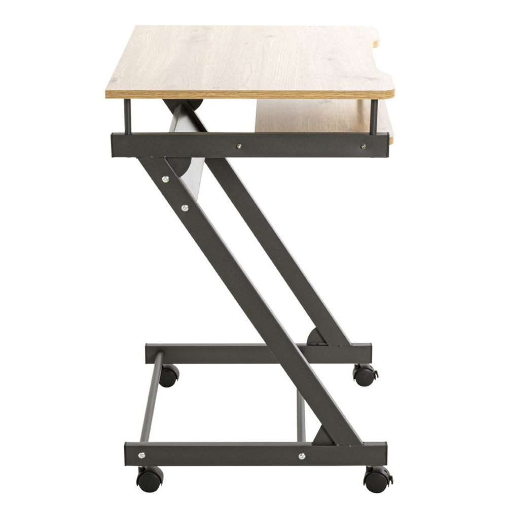 Charlottesville Wooden Laptop Desk In Anthracite And Oak