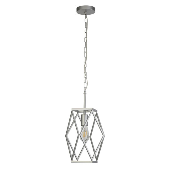 Read more about Chassis wall hung 1 pendant light in satin silver