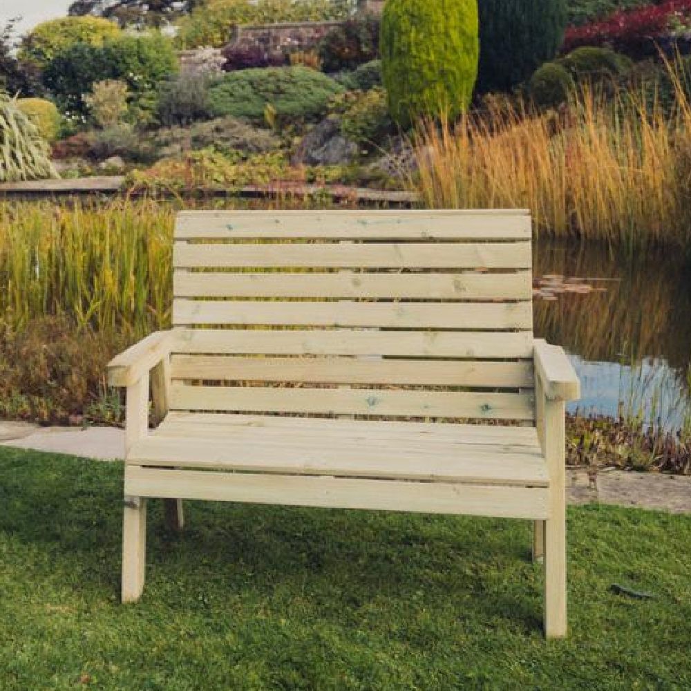 Chatham Wooden Garden Seating Bench In Natural