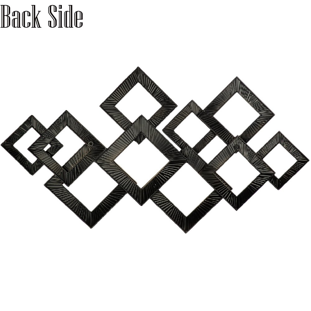 Cheam Metal Rhombus Wall Art In Antique