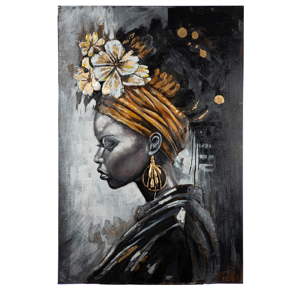 Cheam Metal Timeless Beauty Wall Art In Black