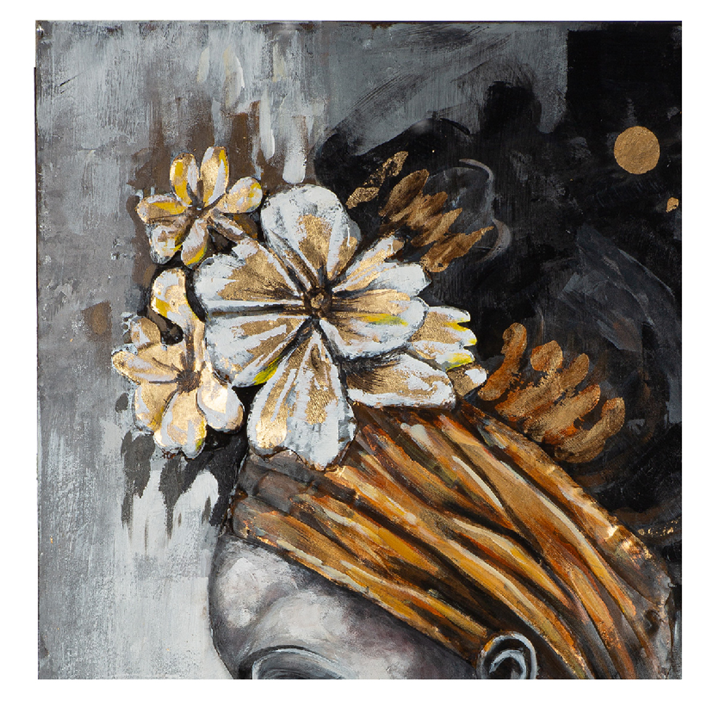 Cheam Metal Timeless Beauty Wall Art In Black