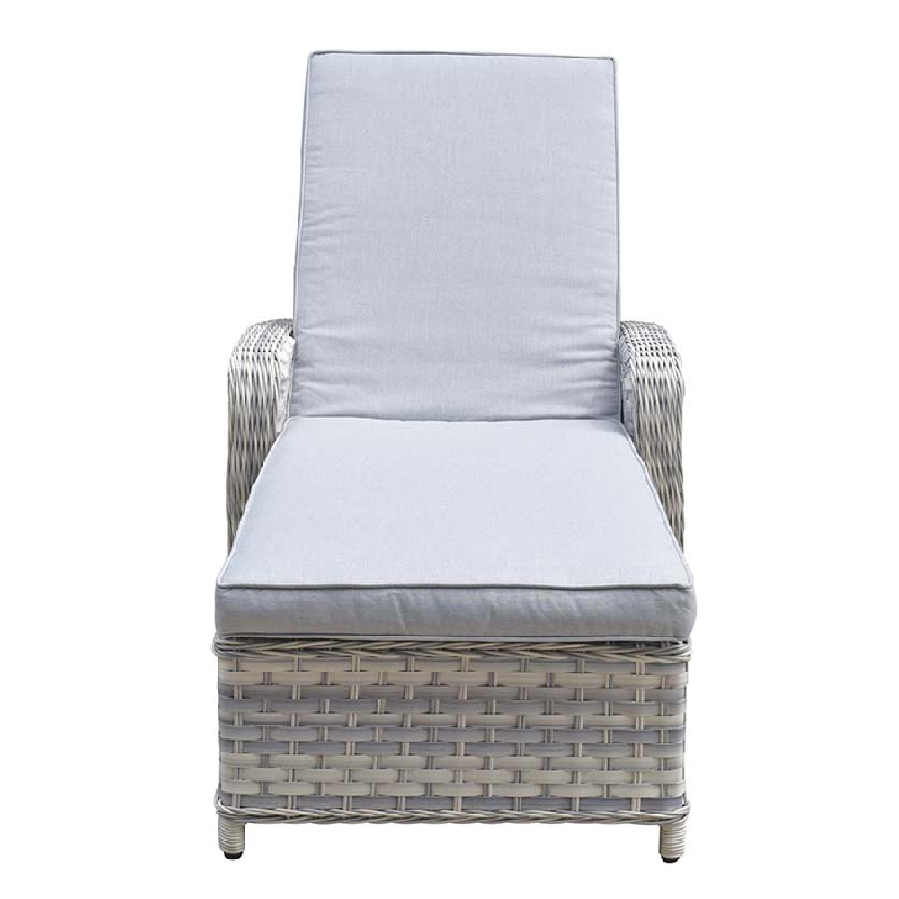 Chenja Rattan Garden Corner Dining Set In Silver Grey