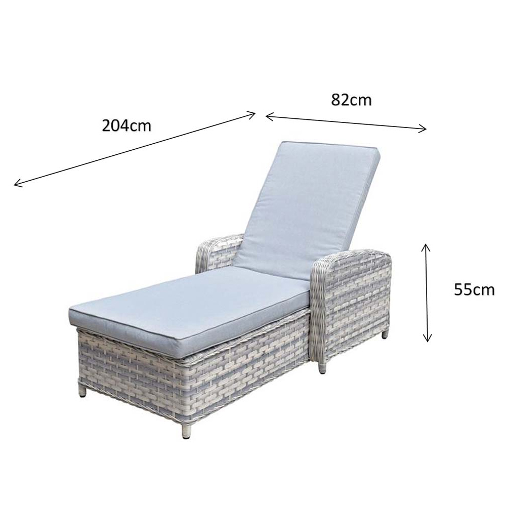 Chenja Rattan Garden Corner Dining Set In Silver Grey