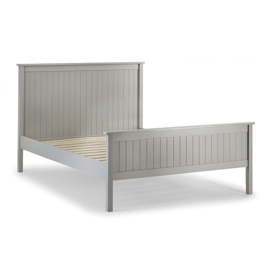 Madge Wooden Single Bed In Dove Grey Lacquered_2