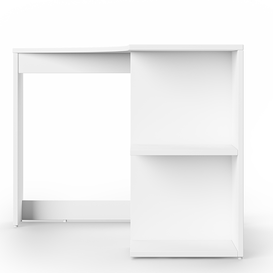 Cleator Wooden Corner Computer Desk In White_4
