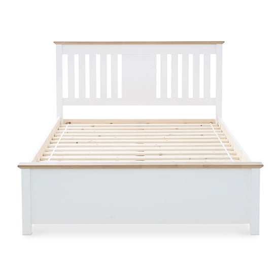 Chester Wooden Double Bed In White_2