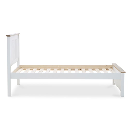 Chester Wooden Single Bed In White_4
