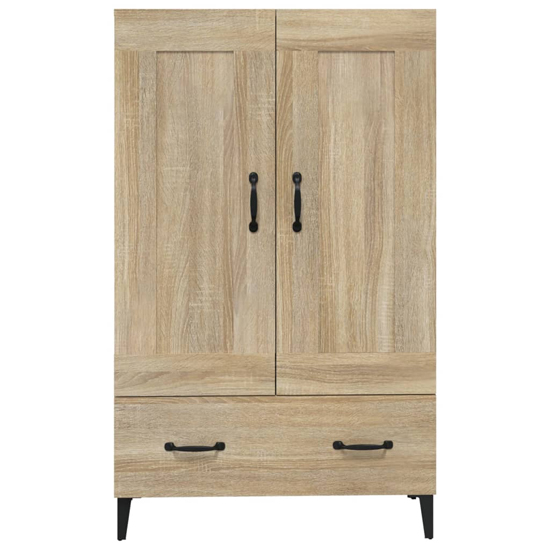 Chester Wooden Sideboard With 2 Doors 1 Drawer In Sonoma Oak