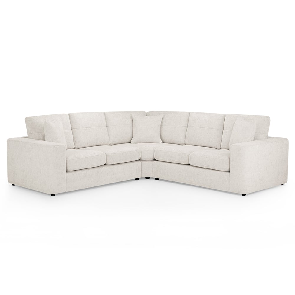 Cheswick Fabric Corner Sofa In Cream