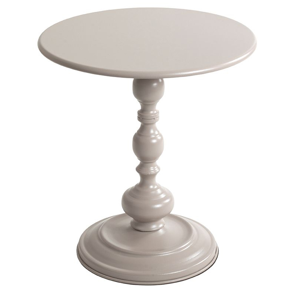 Chico Metal End Table In Grey