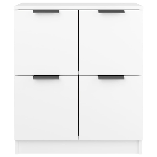 Chicory Wooden Sideboard With 4 Doors In White