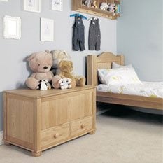 Childrens Toy Box for storage In wood & high gloss