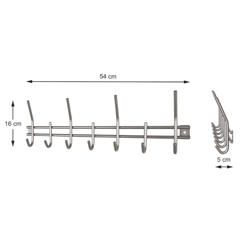 Chilliwack Metal Coat Rack In Chrome