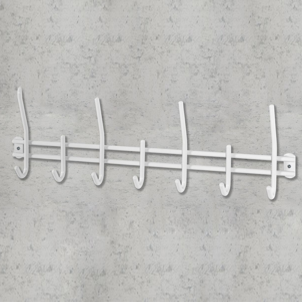 Chilliwack Metal Coat Rack In White