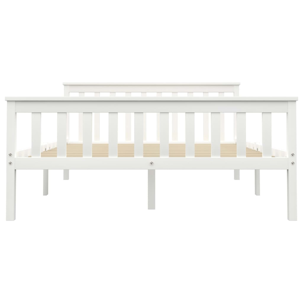 Chilliwack Wooden Double Bed In White