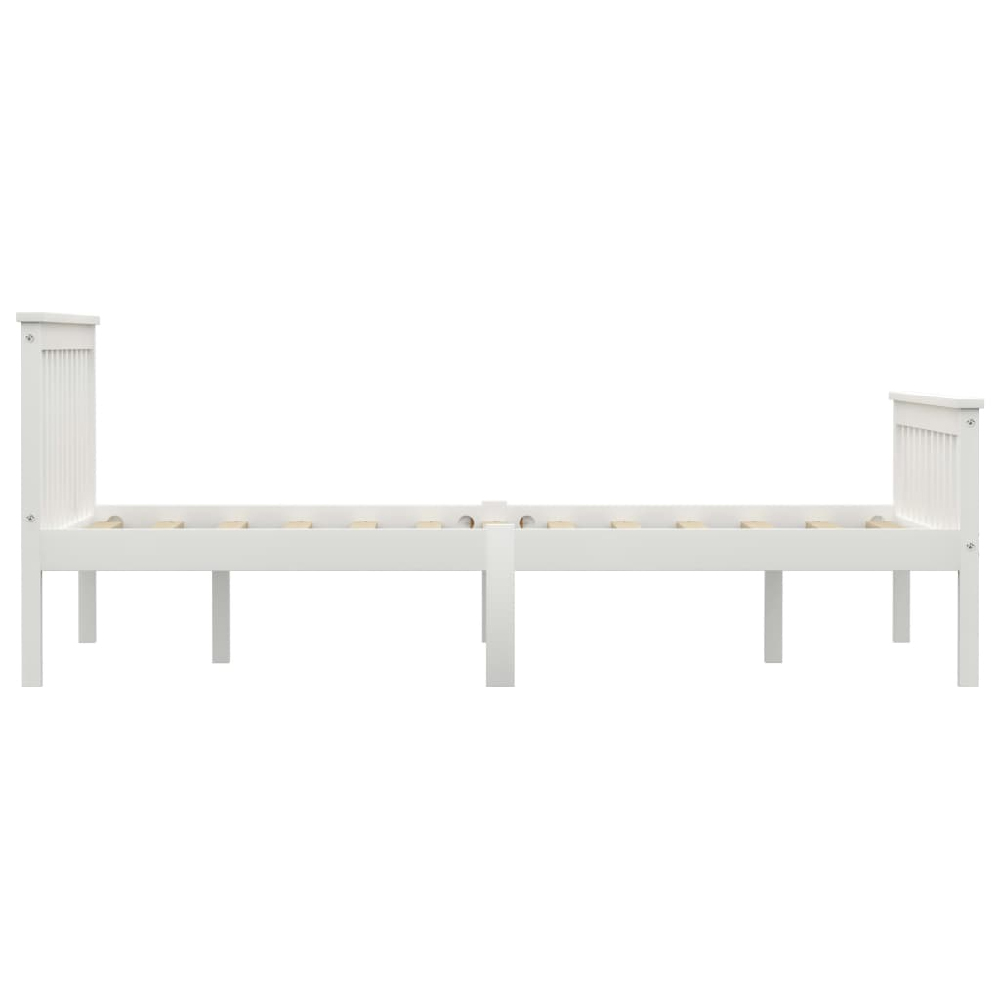 Chilliwack Wooden Double Bed In White