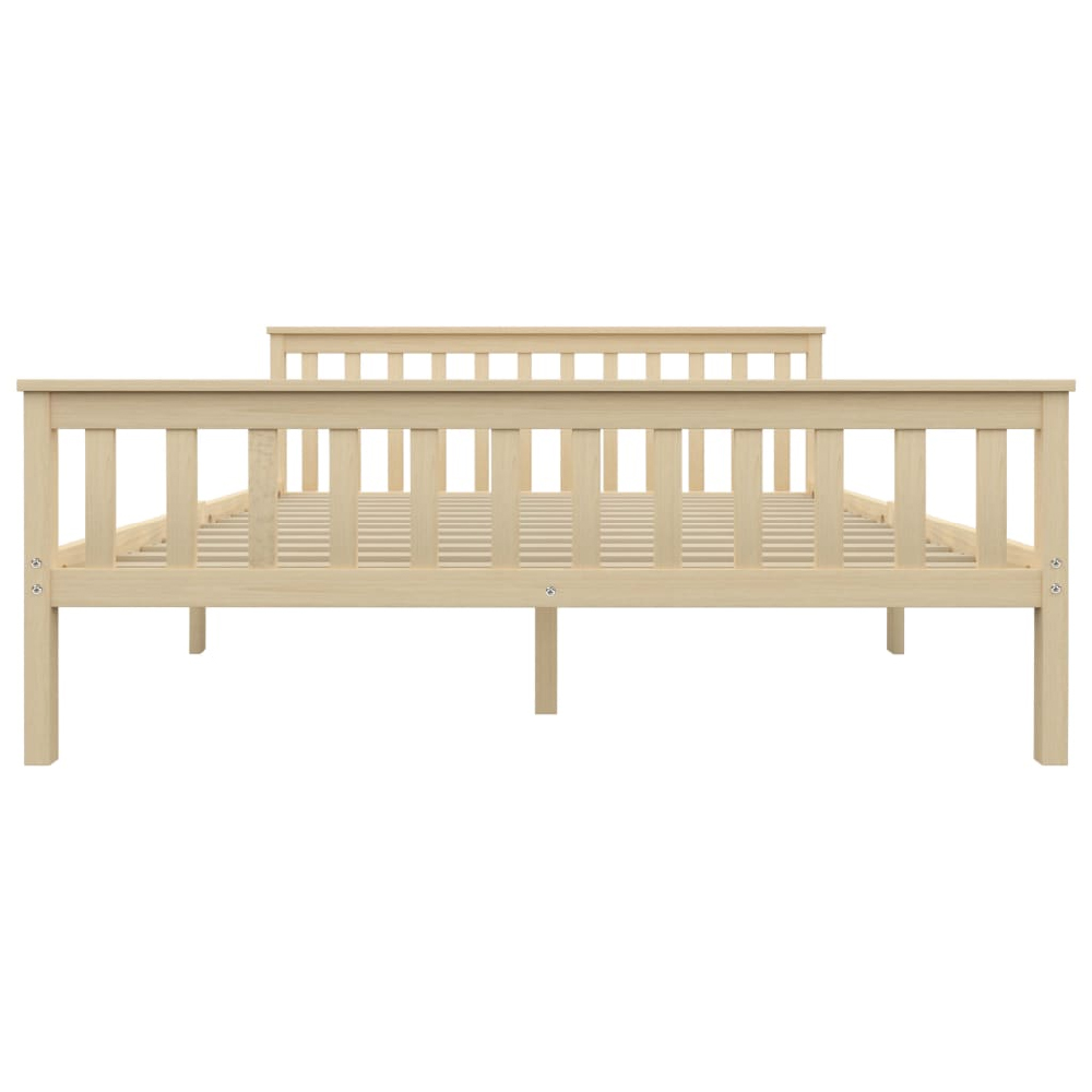 Chilliwack Wooden King Size Bed In Light Wood
