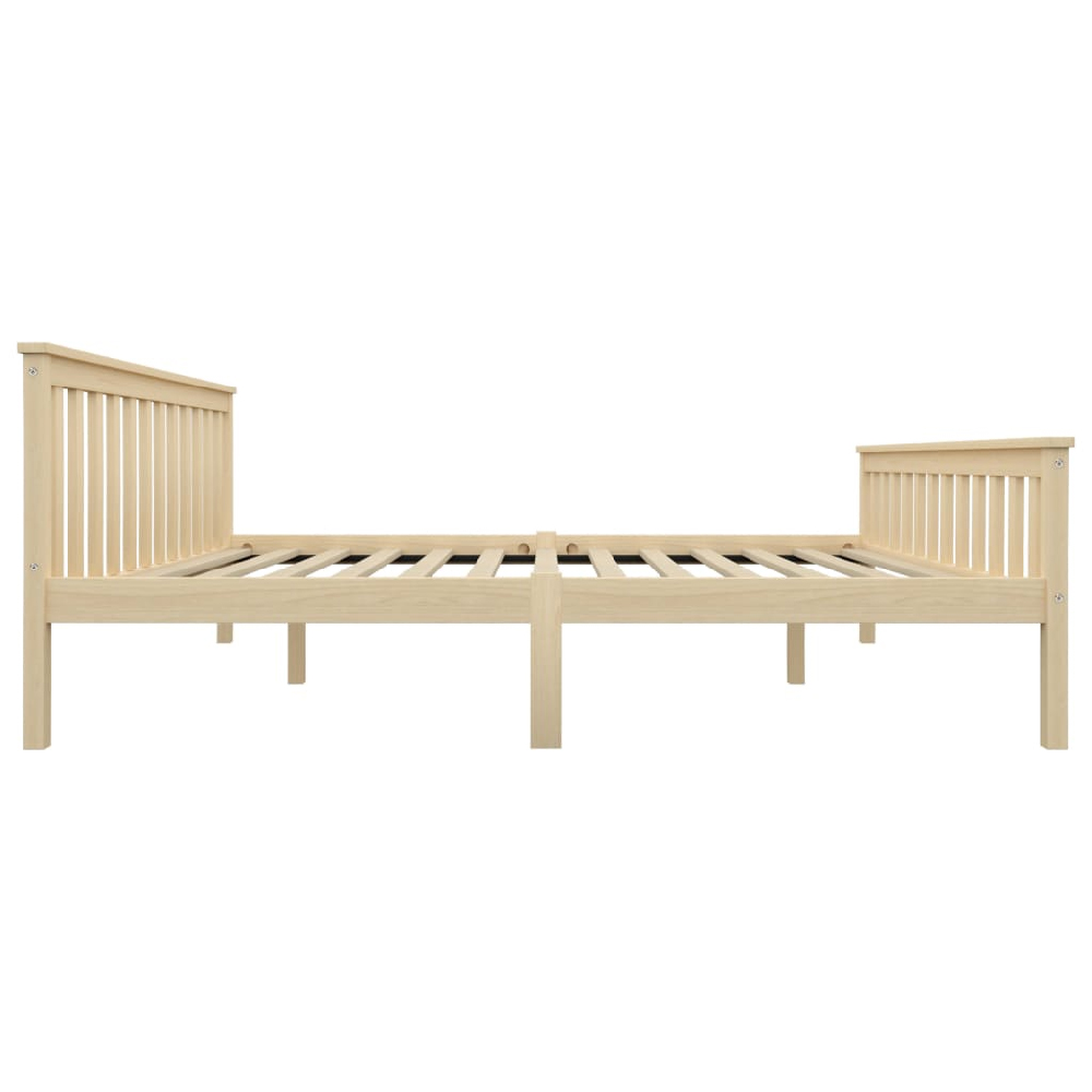 Chilliwack Wooden King Size Bed In Light Wood