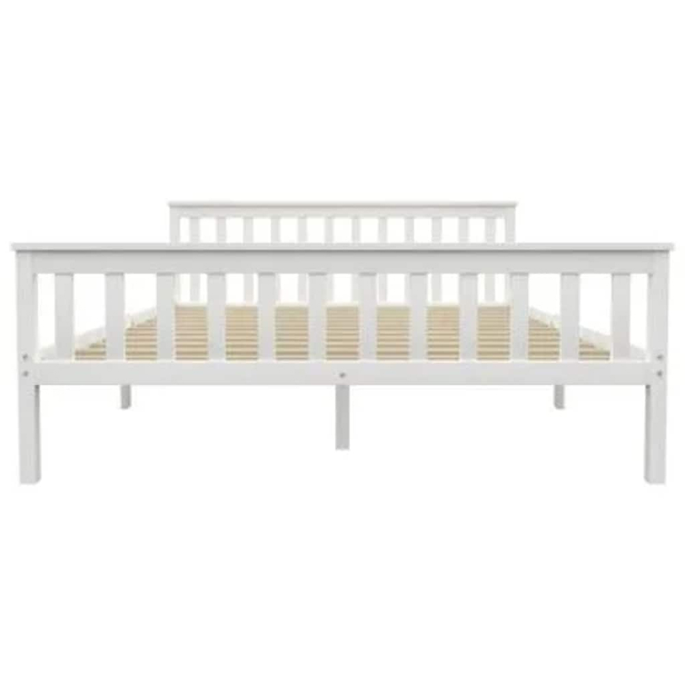 Chilliwack Wooden King Size Bed In White