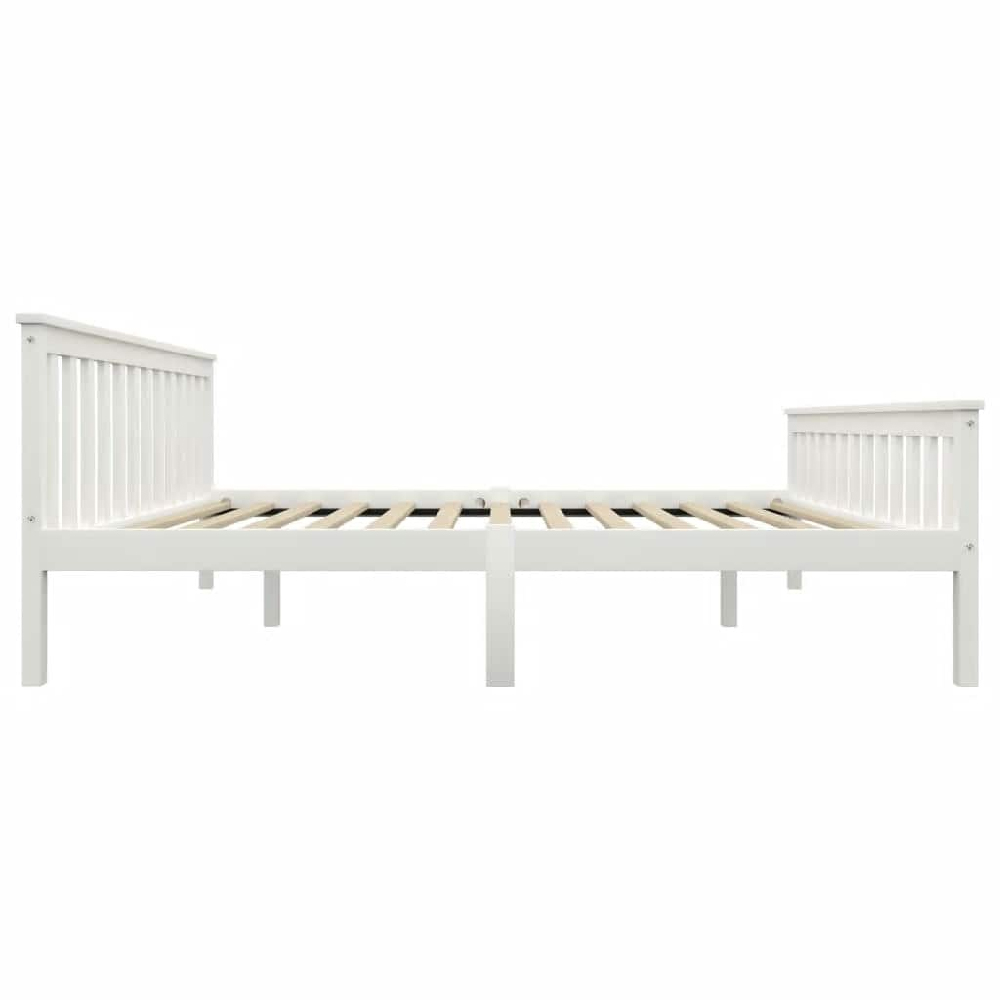Chilliwack Wooden King Size Bed In White