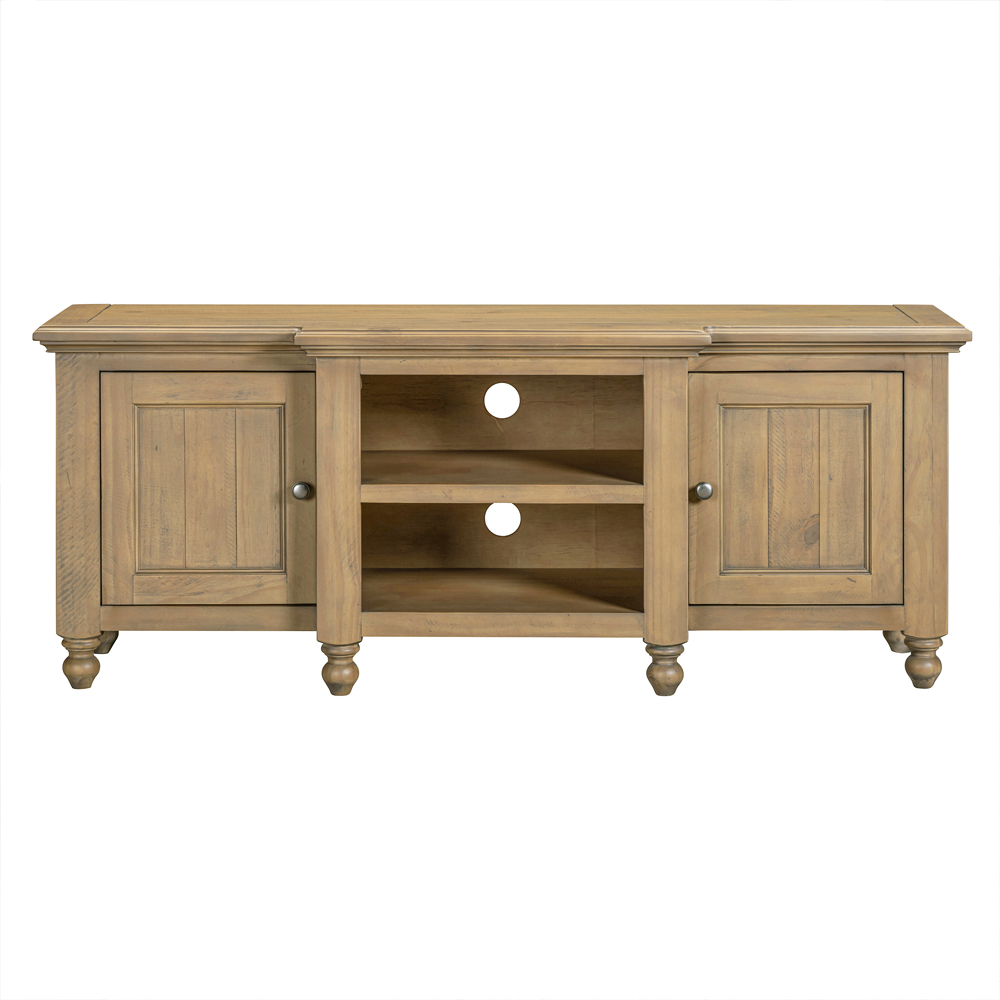 Chilton Large Wooden TV Stand with 2 Doors in Natural