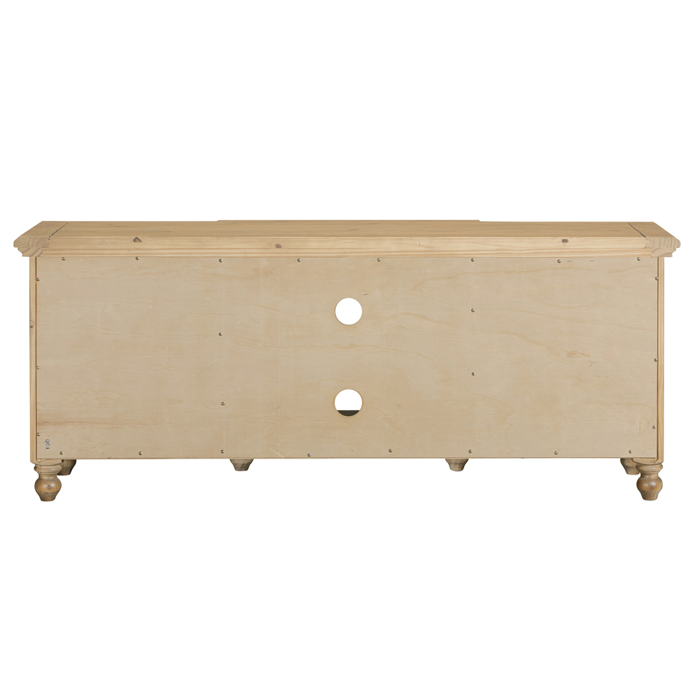 Chilton Large Wooden TV Stand with 2 Doors in Natural