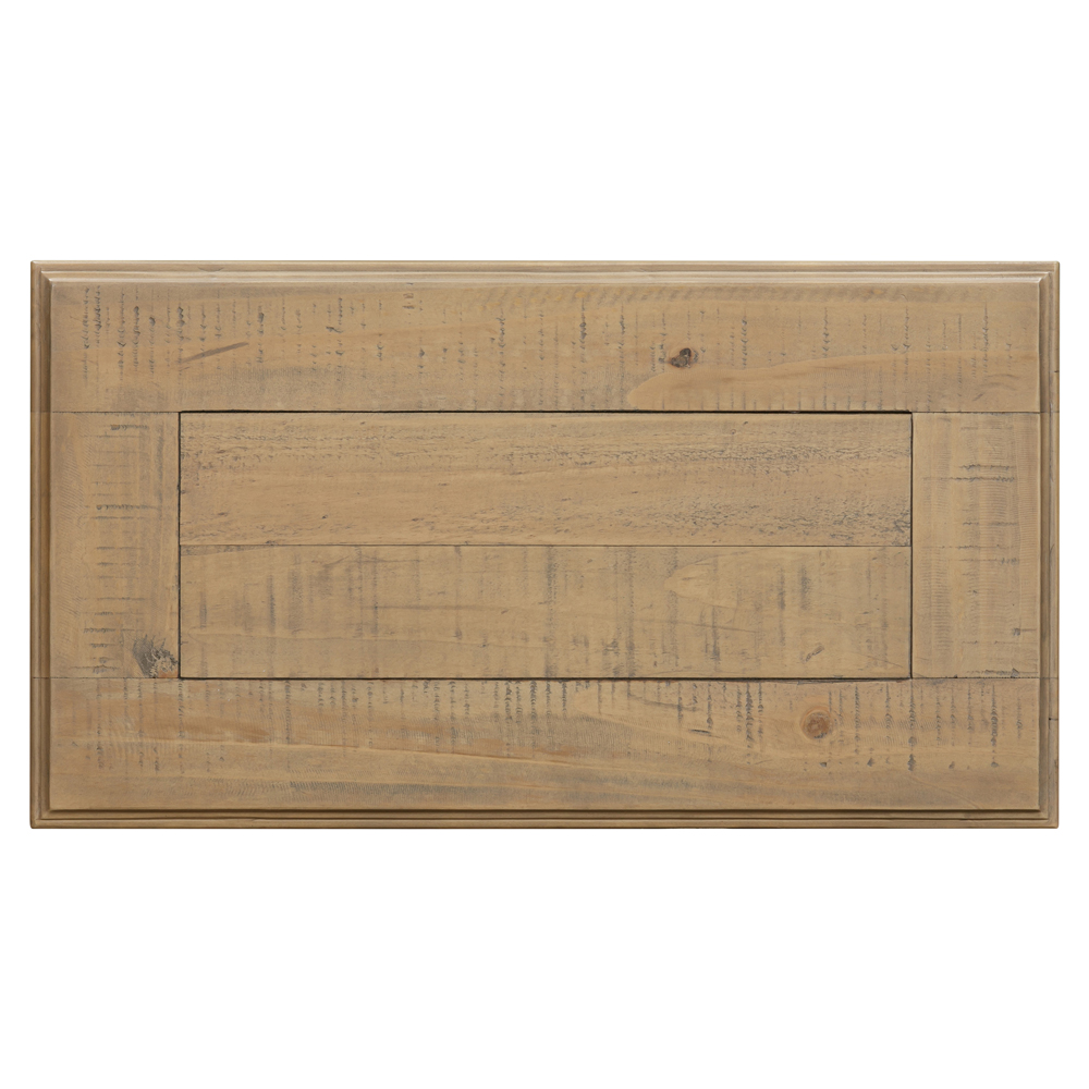 Chilton Rectangular Wooden Side Table in Rustic